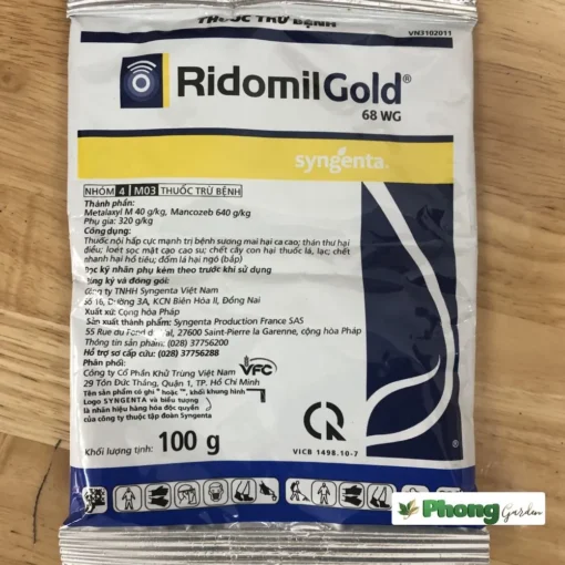 Ridomil Gold Tưới Gốc, Thuốc Trừ Bệnh Cây Trồng Ridomil Gold