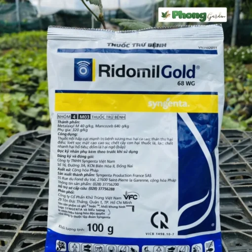 Ridomil Gold Tưới Gốc, Thuốc Trừ Bệnh Cây Trồng Ridomil Gold